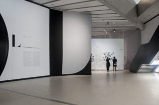 MAXXI-Letizia-Battaglia-02-Exhibition-Textile-Entrance-Intro-text-Map-Palermo