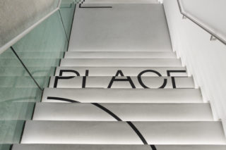 MAXXI-The-Place-to-Be-25-Exhibition-Collection-Stairs-Floor-signage-Wayfinding-Identity