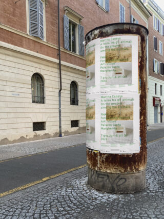 ESS_Marina-Caneve_On-the-ground-among-the-animals_FMAV_Exhibition-graphic-design_17